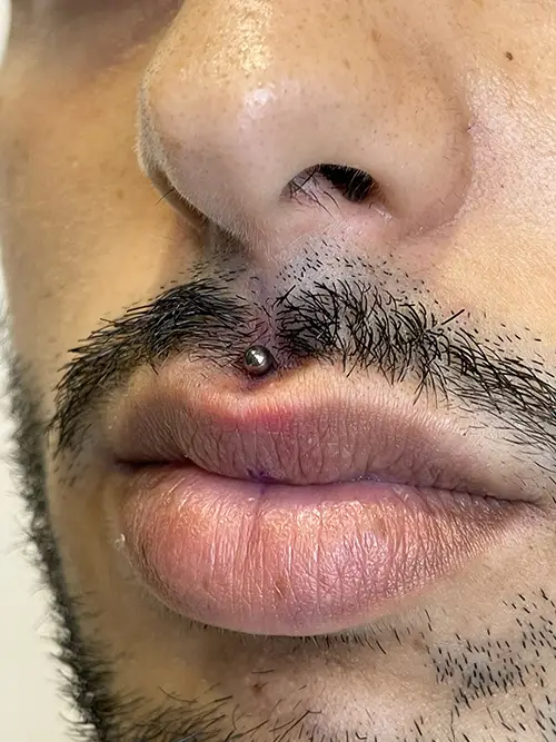 Piercing Medusa por Laura Blu Piercer