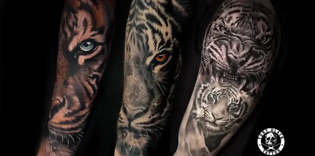 Tatuajes Realistas Tony Black Tigres