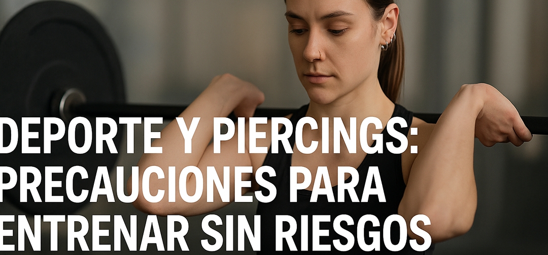 Deporte y piercings: precauciones para entrenar con un piercing recien hecho