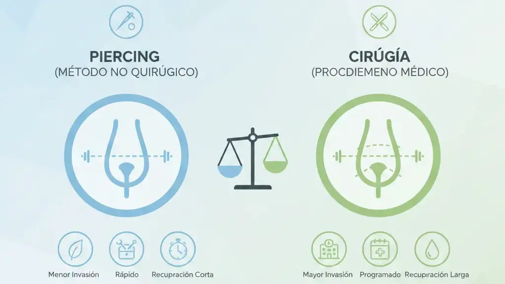 Piercing pezón invertido vs cirugía