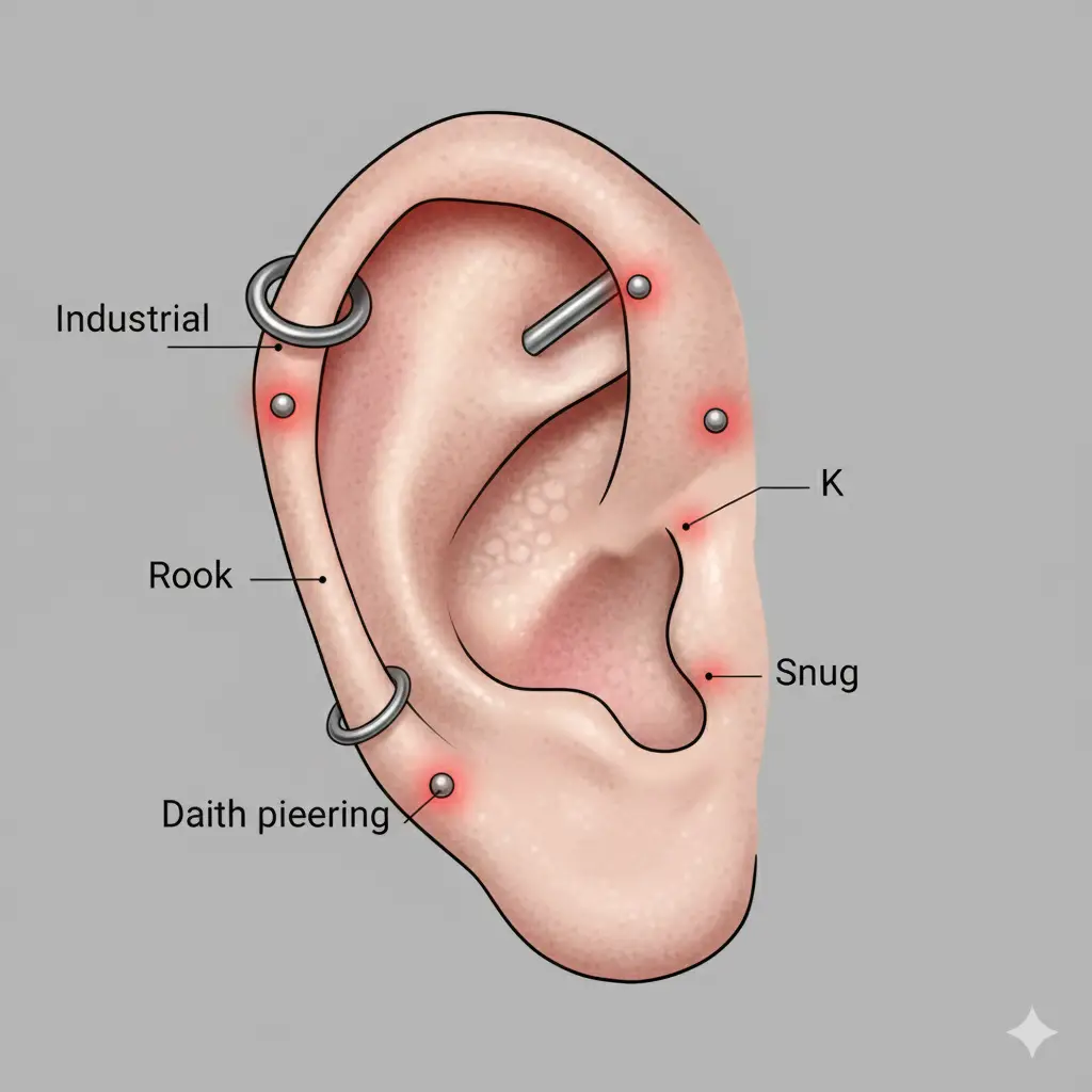 Piercings que dan más problemas