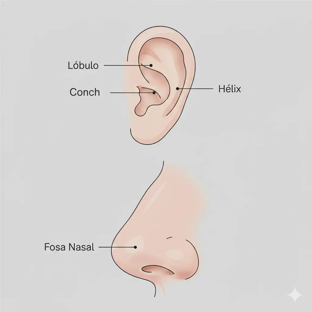 Piercings que mejor curan