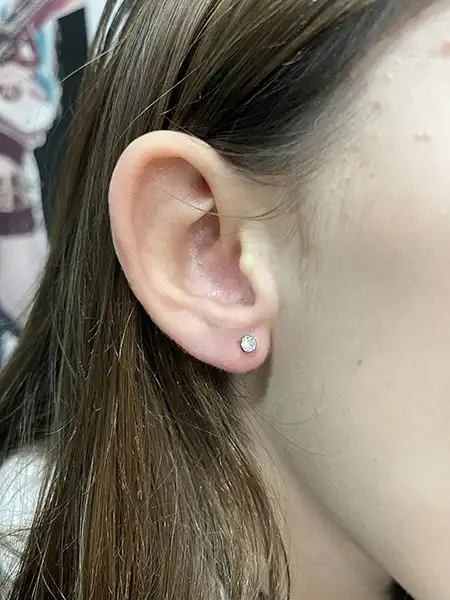 Piercings menos dolorosos: lobulo