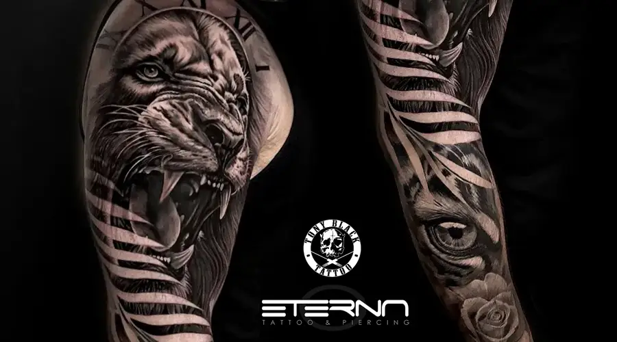 Tatuajes de mangas realistas en barcelona realizadas por Tony Black